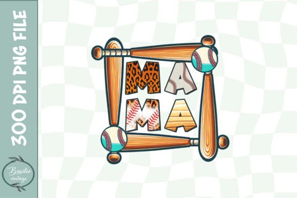 Baseball Mom Baseball PNG: A Versatile Design for Crafters