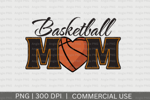 Basketball Mom PNG: A Versatile Design for Embroidery