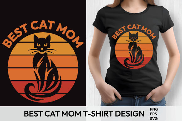 Best Cat Mom T-shirt Design: A Closer Look