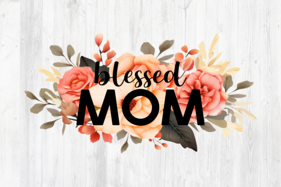 Blessed Mom Boho Flowers: A Versatile Embroidery Design