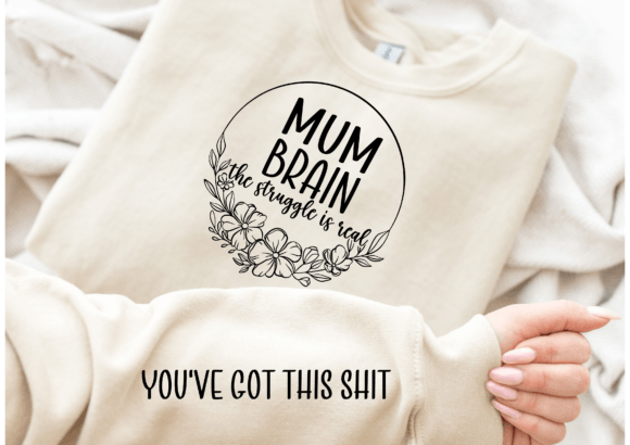 Exploring MUM MOM BRAIN: A Versatile Embroidery Design