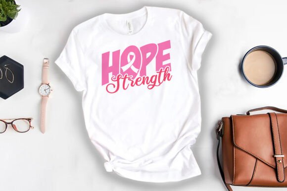 Hope Strength Breast Cancer SVG Crafts