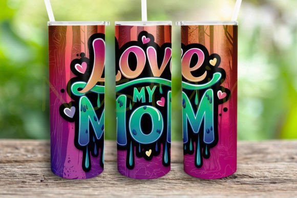 Love Mom Tumbler Wrap Png: A Heartfelt Embroidery Choice