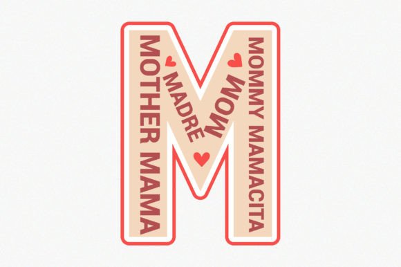 Mother Mama Madre Mom: A Versatile Embroidery Design