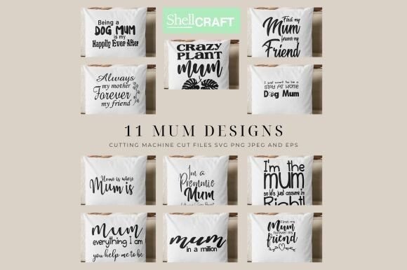 Mum's Love SVG Designs: A Versatile Bundle