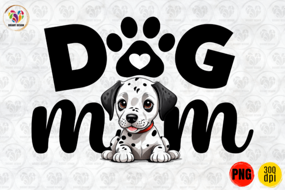 Review: Dalmatian Puppy Dog Mom, Dog Lover PNG