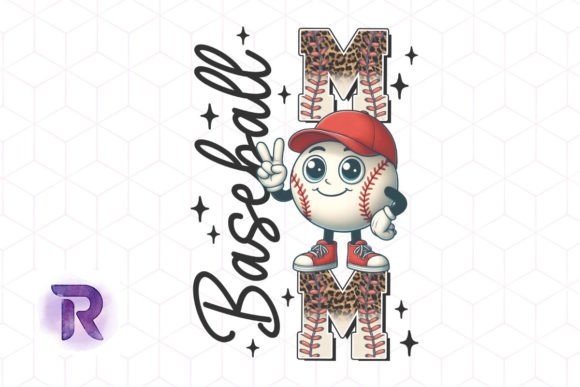 Review: Glitter Baseball Mom Sports Mama PNG