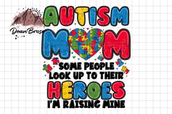 Reviewing Autism Mom Sublimation Design